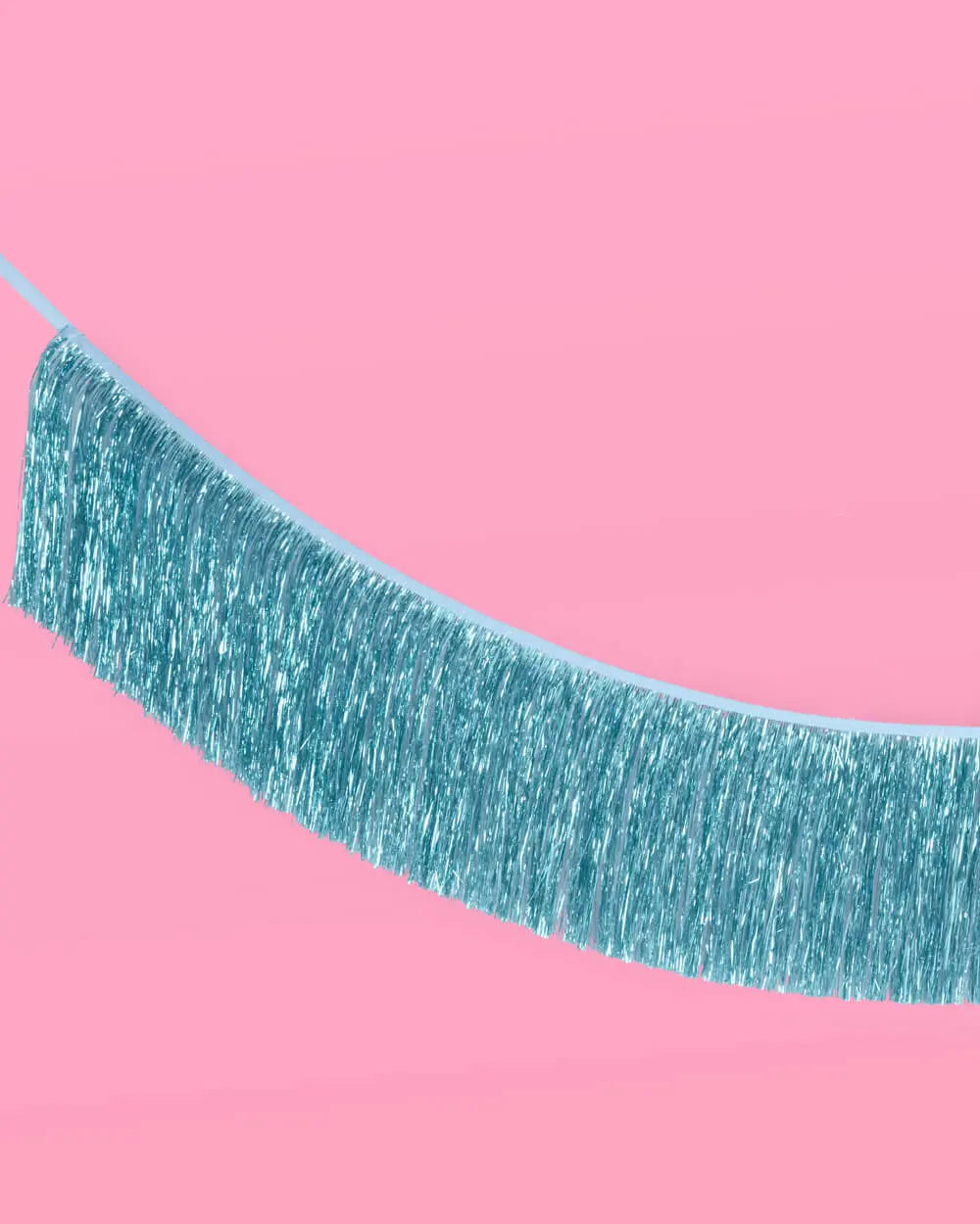 Something Blue Fringe - blue foil banner xo, Fetti