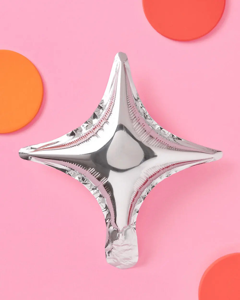 Sparkle Balloon - 6 pc silver foil set xo, Fetti