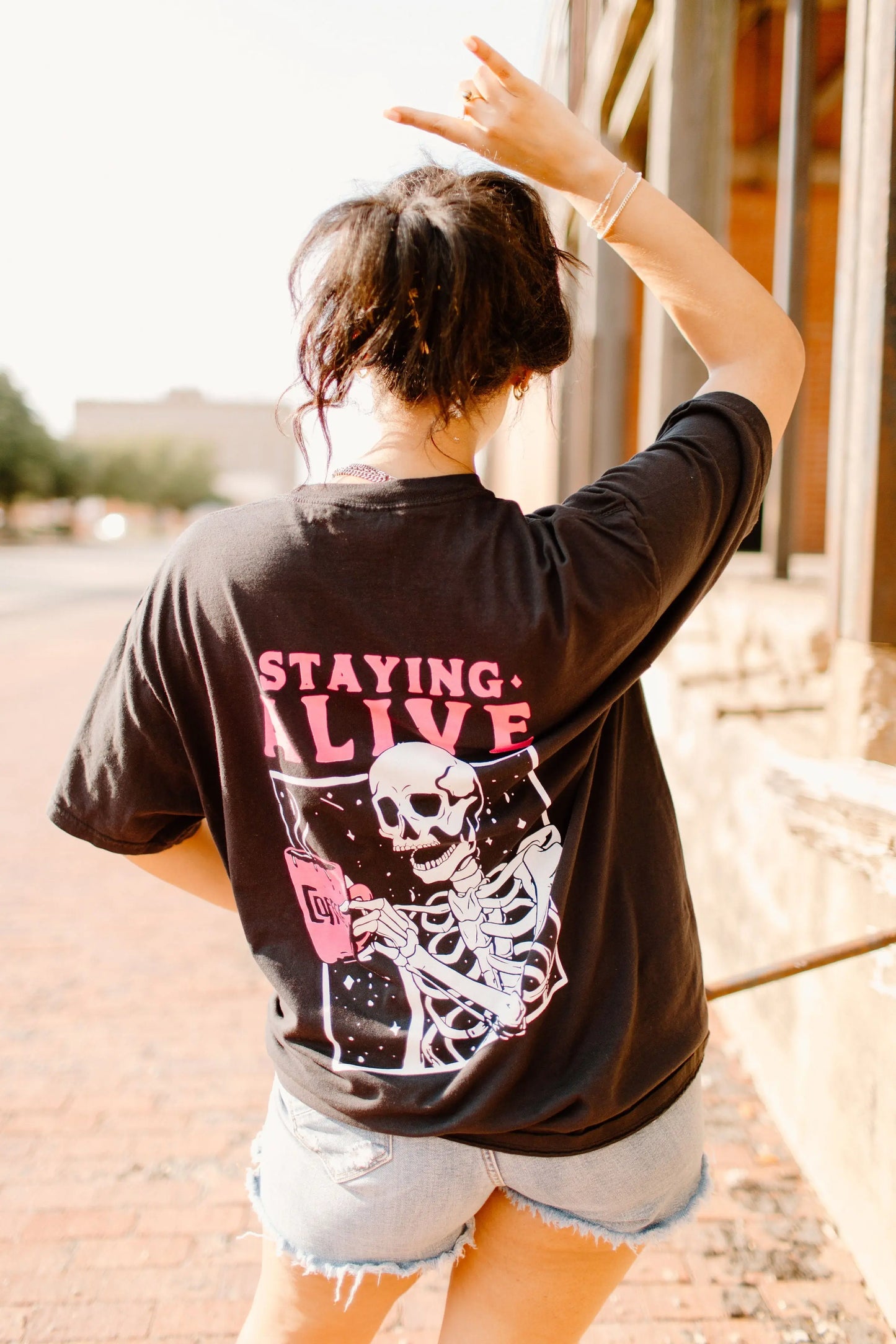 Staying Alive - Graphic Tee Shop Karma Tees