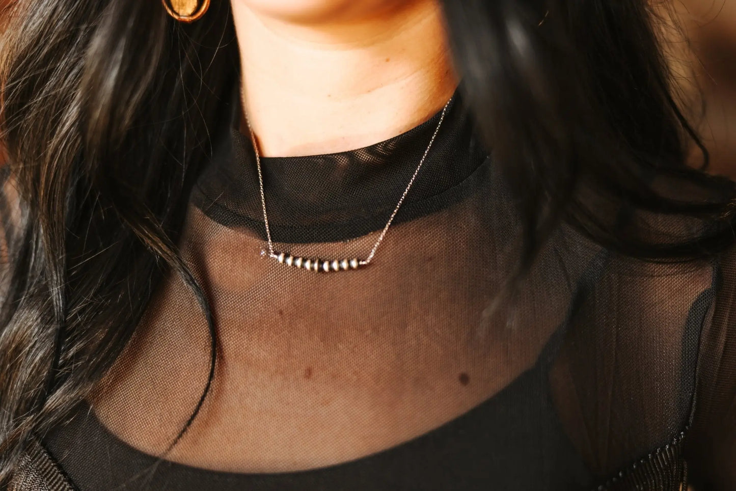 Sterling Silver Pearls Chain Necklace Wild Junkie