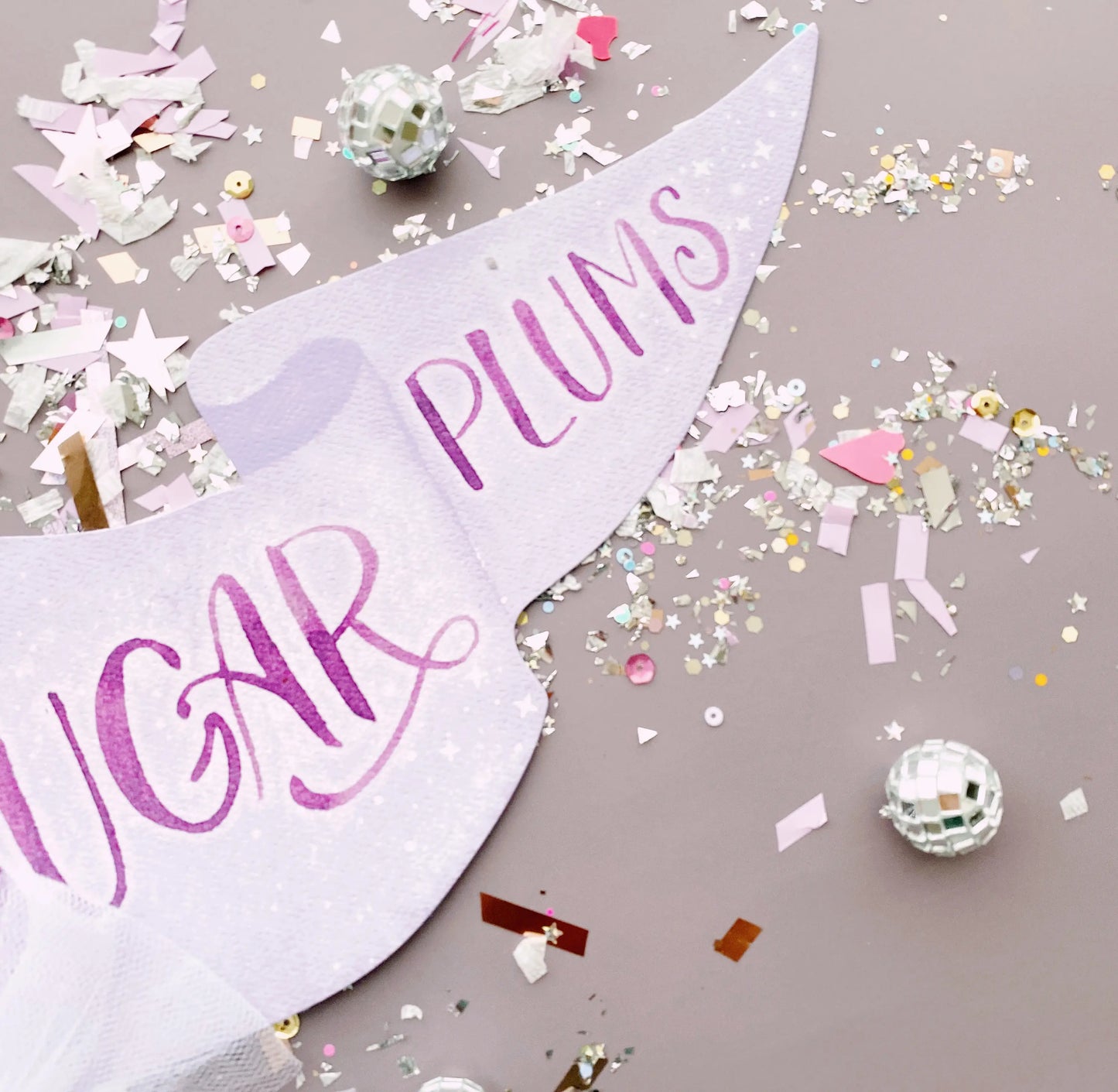 Sugar Plums Party Pennant Cami Monet