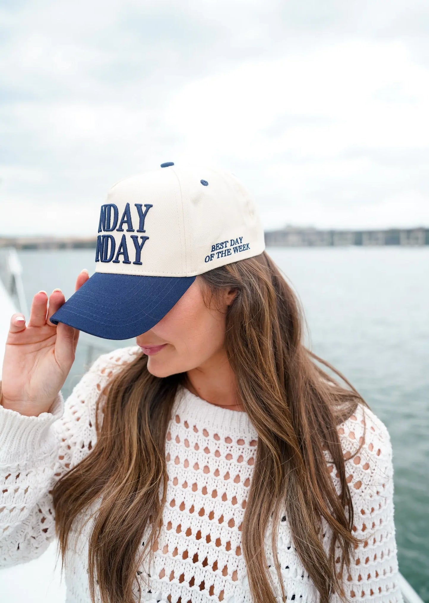 Sunday Funday - Navy Vintage Trucker Hat KenzKustomz