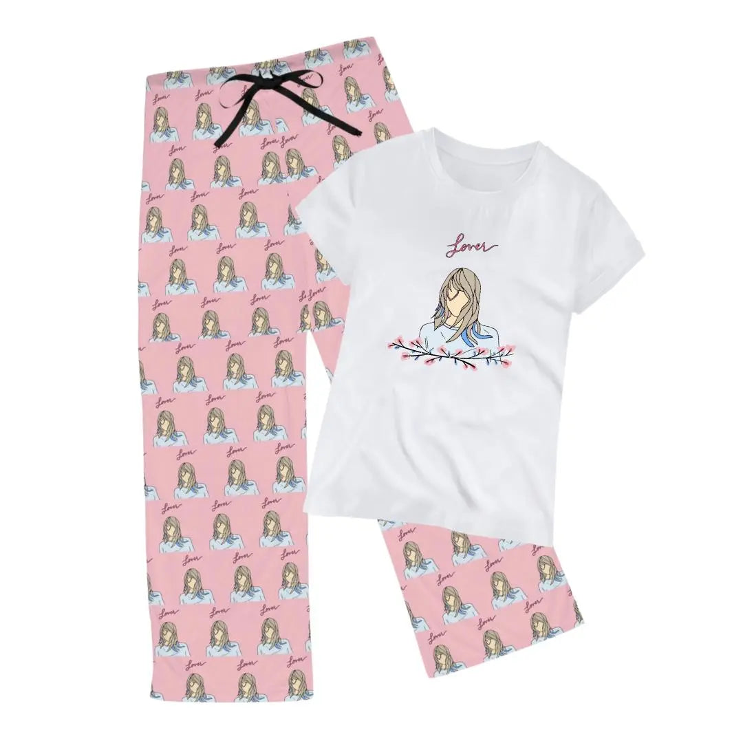 Swiftie Lover Women's Pajama Pants (AOP) Printify