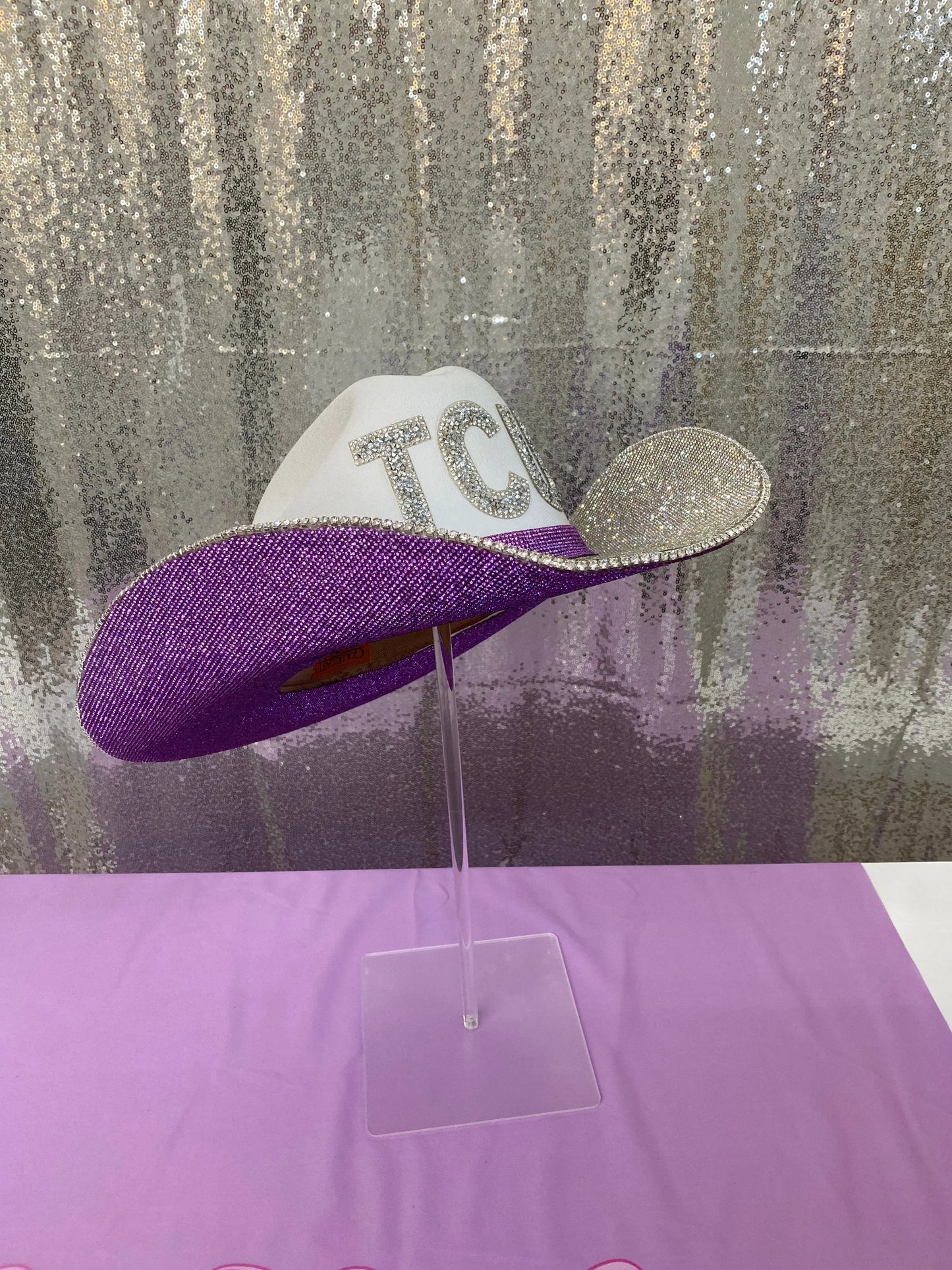 TCU Hat Rhinestone Cowgirl