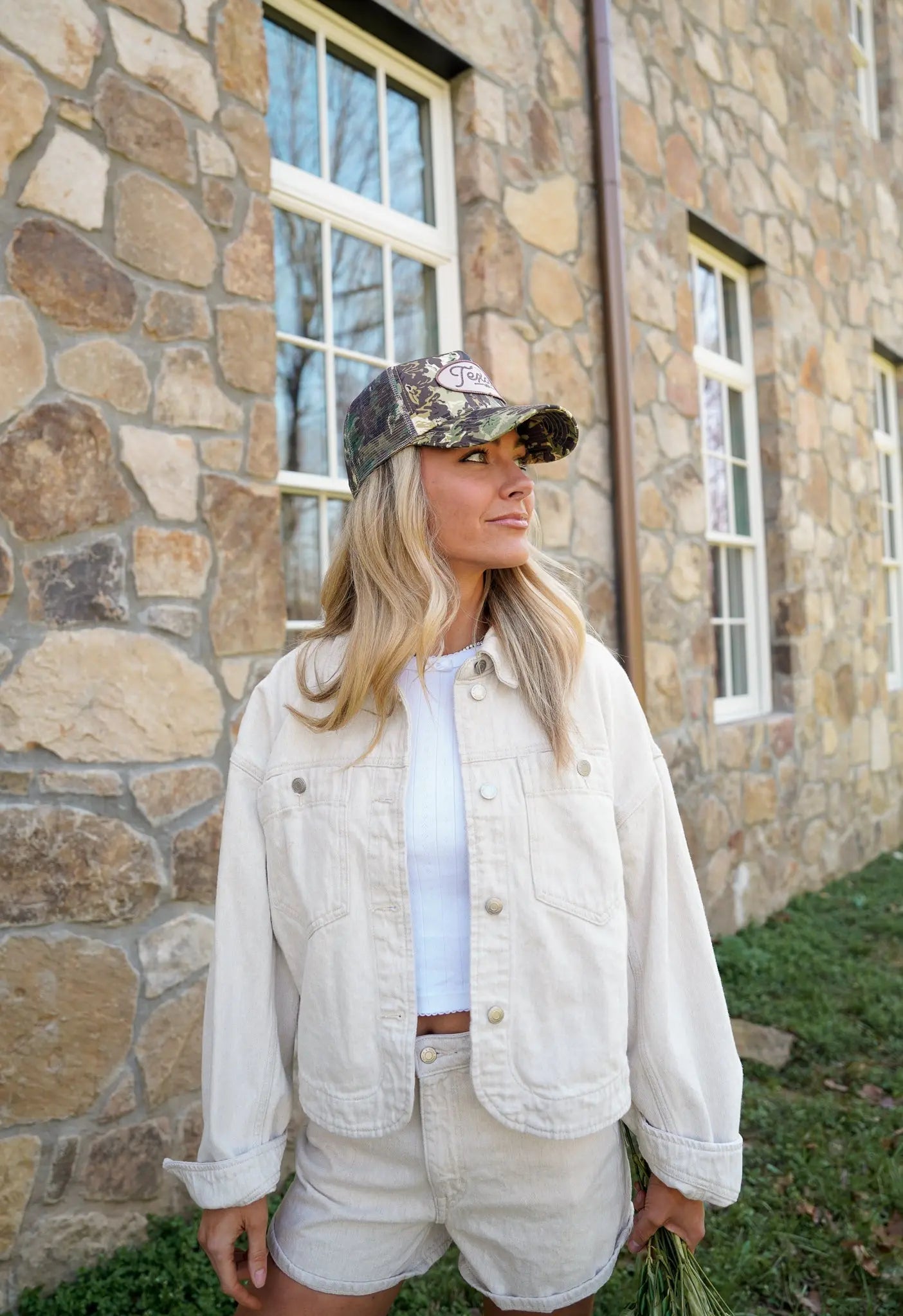 Take me to Texas - Camo Vintage Trucker Hat KenzKustomz