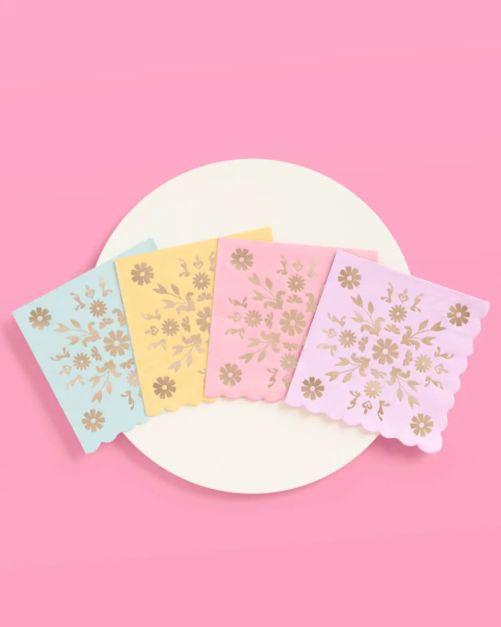 Tea Time Napkins - 24 foil napkins xo, Fetti