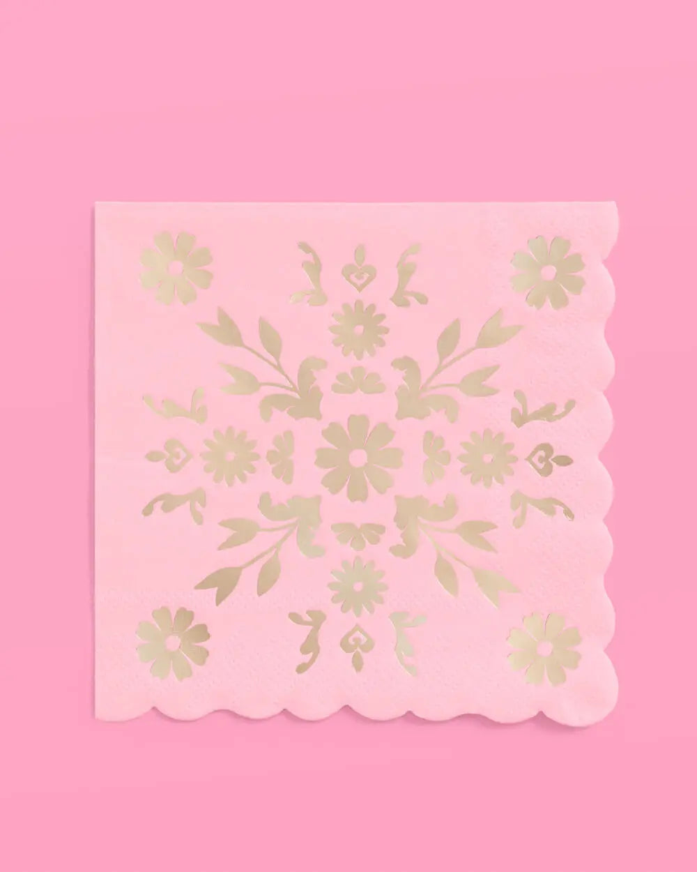 Tea Time Napkins - 24 foil napkins xo, Fetti
