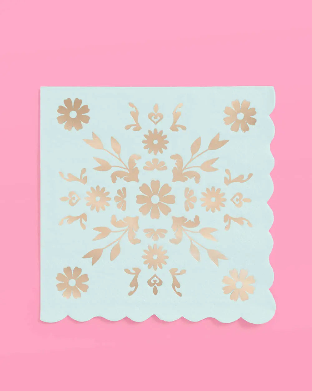 Tea Time Napkins - 24 foil napkins xo, Fetti