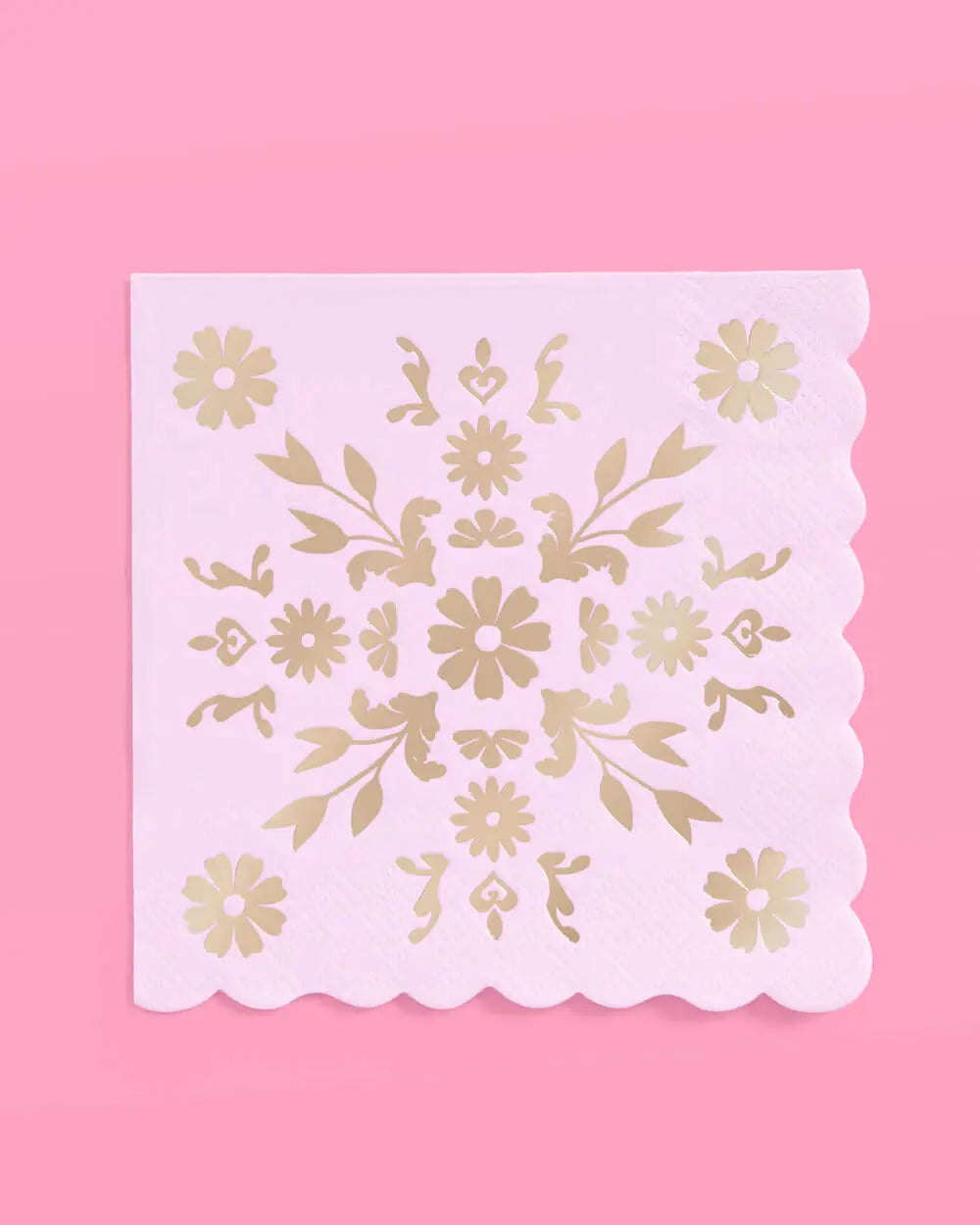 Tea Time Napkins - 24 foil napkins xo, Fetti