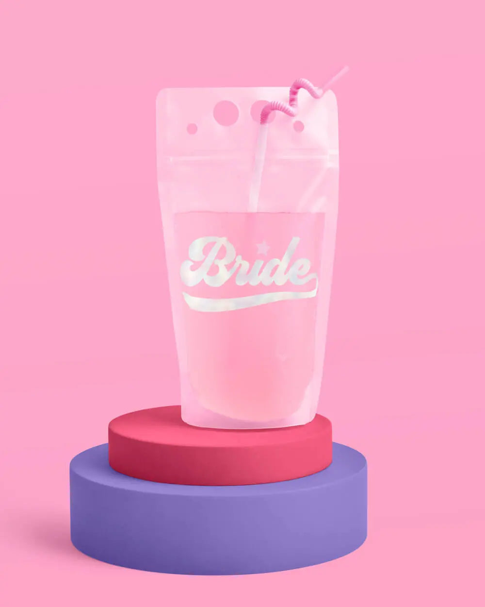 Team Bride Sippers - 16 drink pouches xo, Fetti
