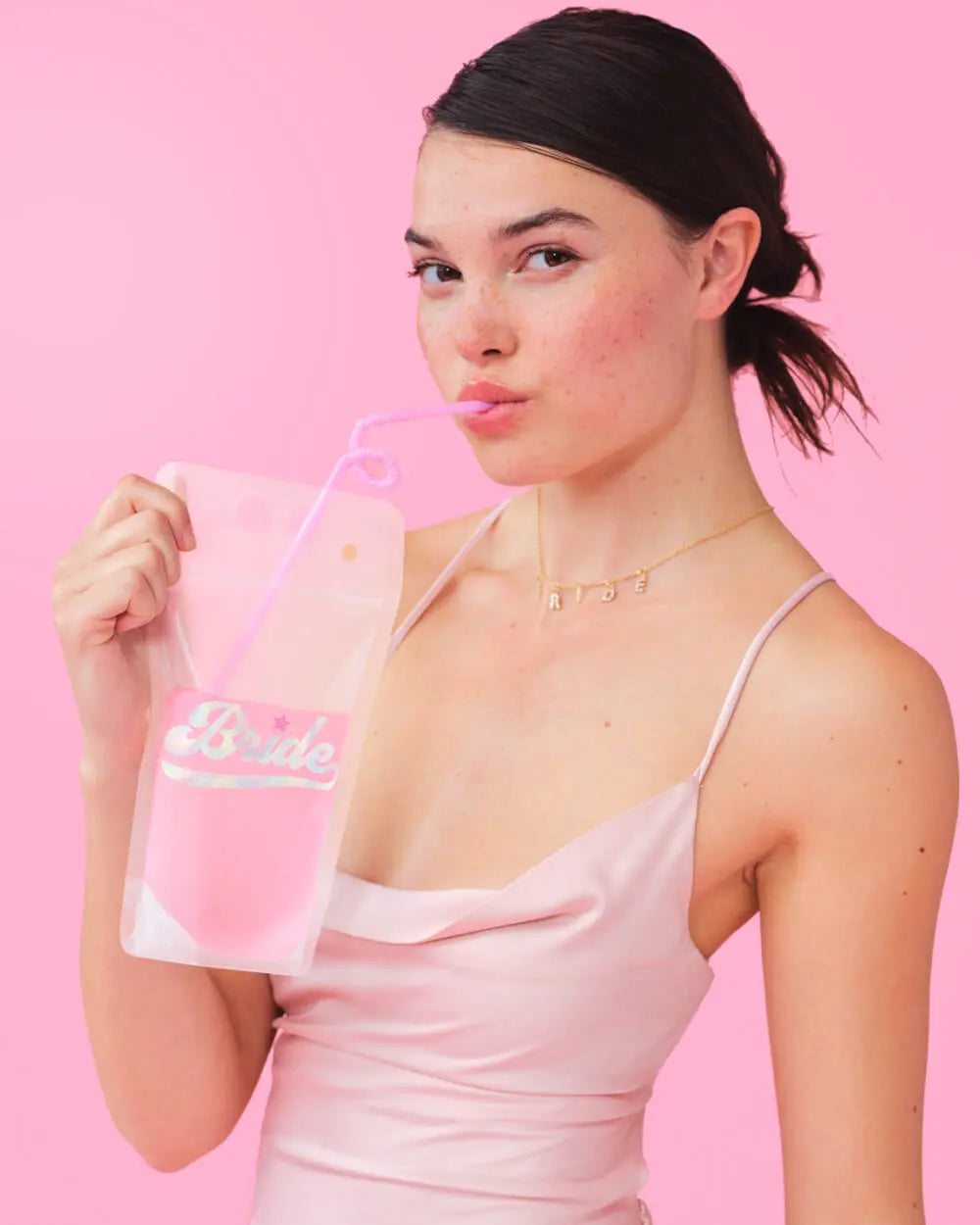 Team Bride Sippers - 16 drink pouches xo, Fetti