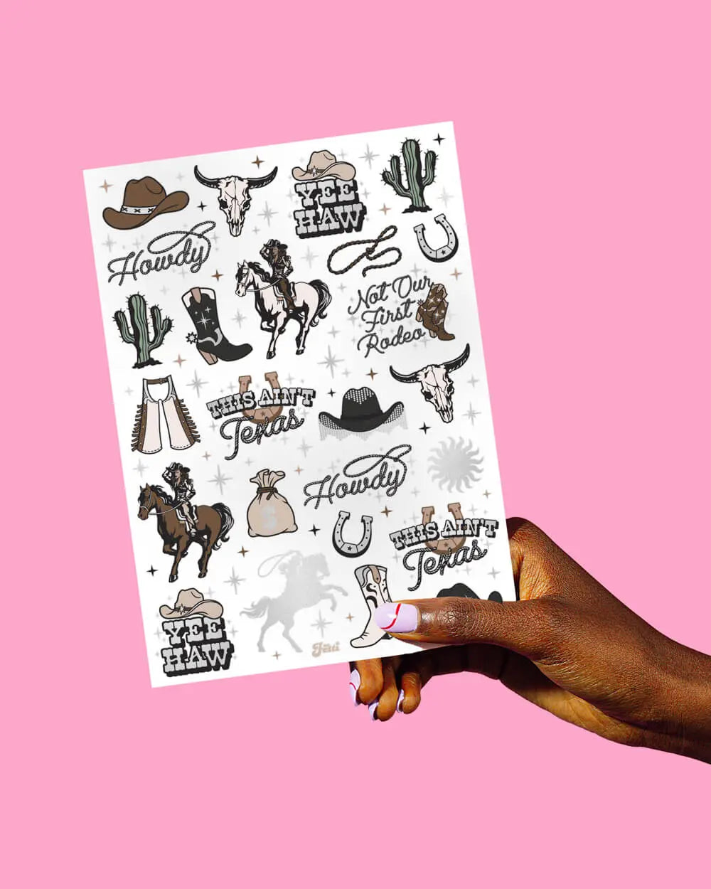 Texas Hold 'Em Tats - 50 temporary tattoos xo, Fetti