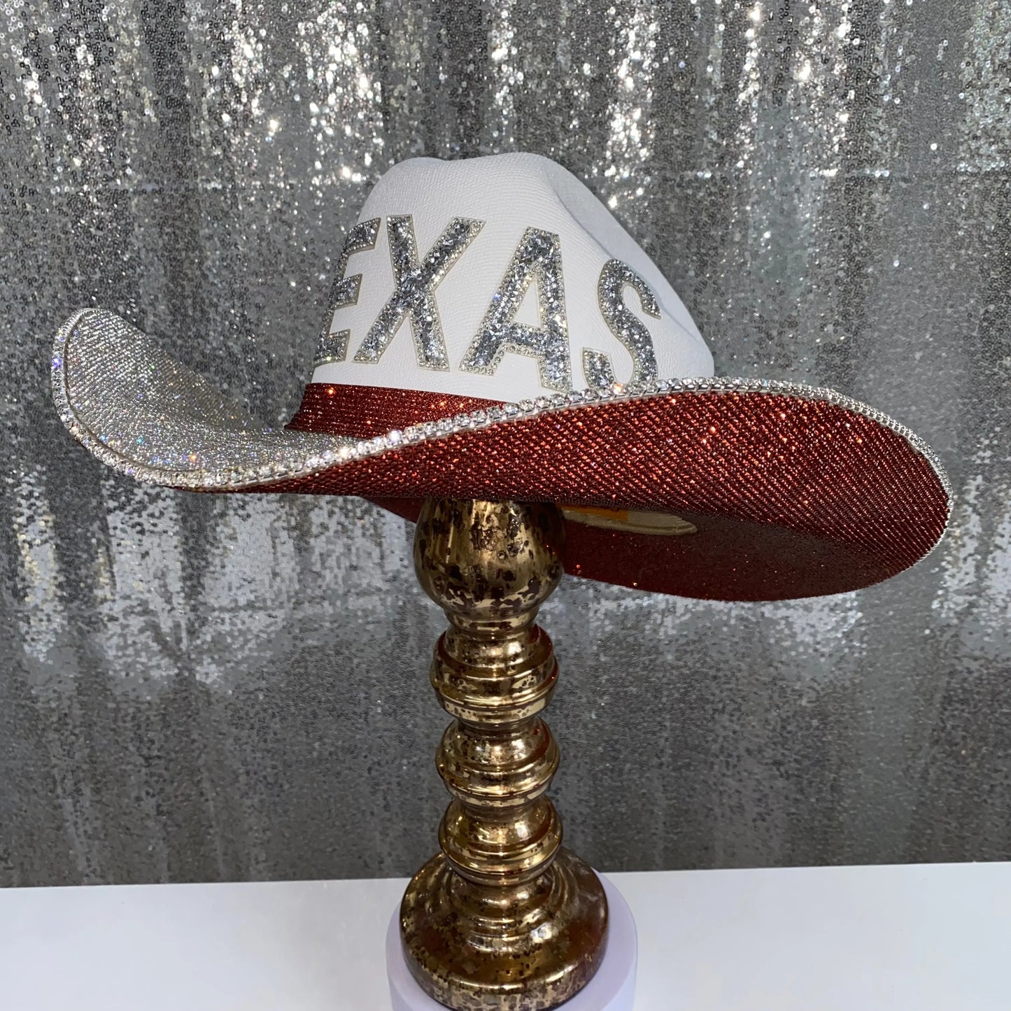 Texas Longhorns Hat Rhinestone Cowgirl