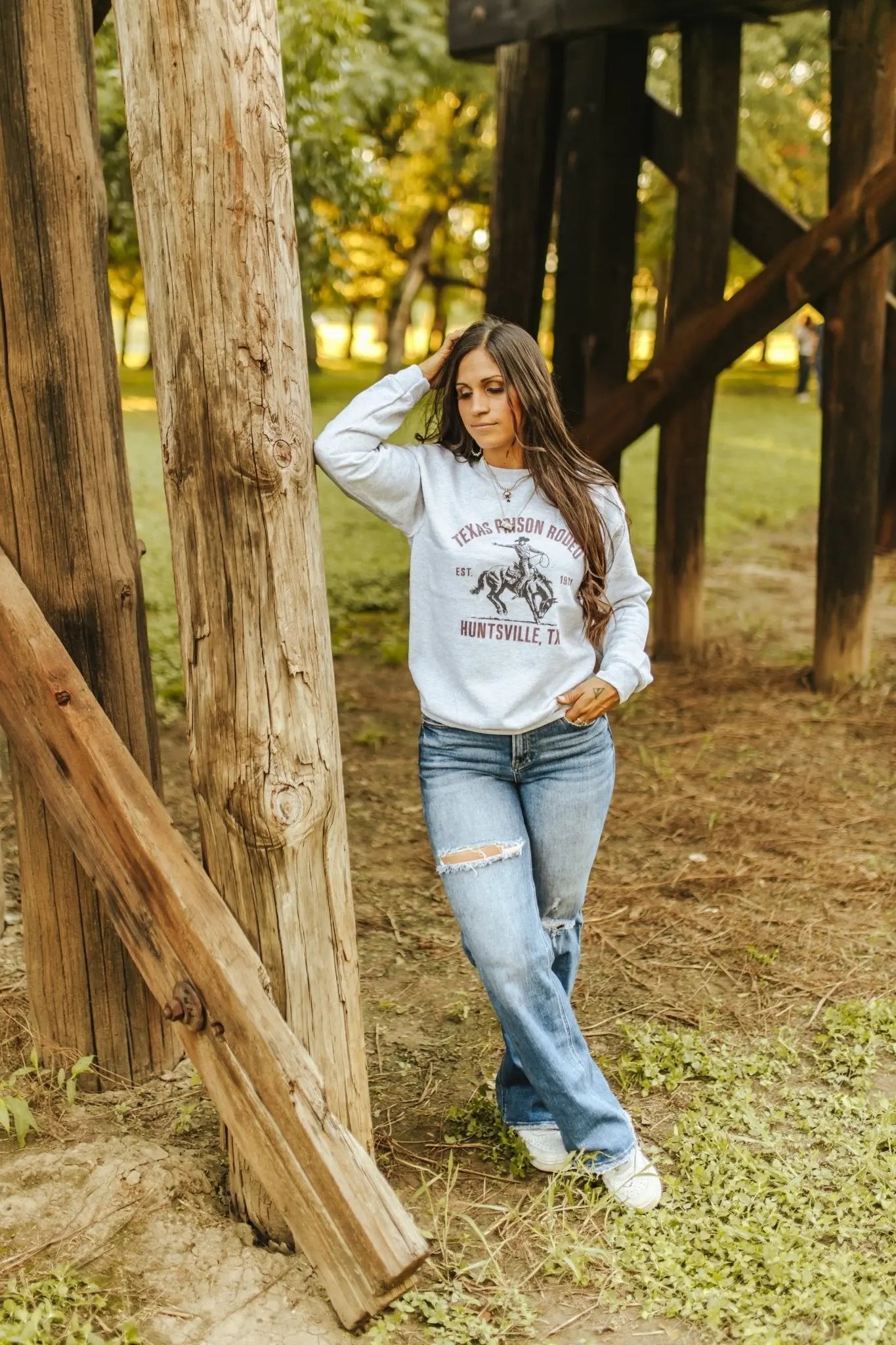 Texas Prison Rodeo Graphic Sweatshirt Wild Junkie