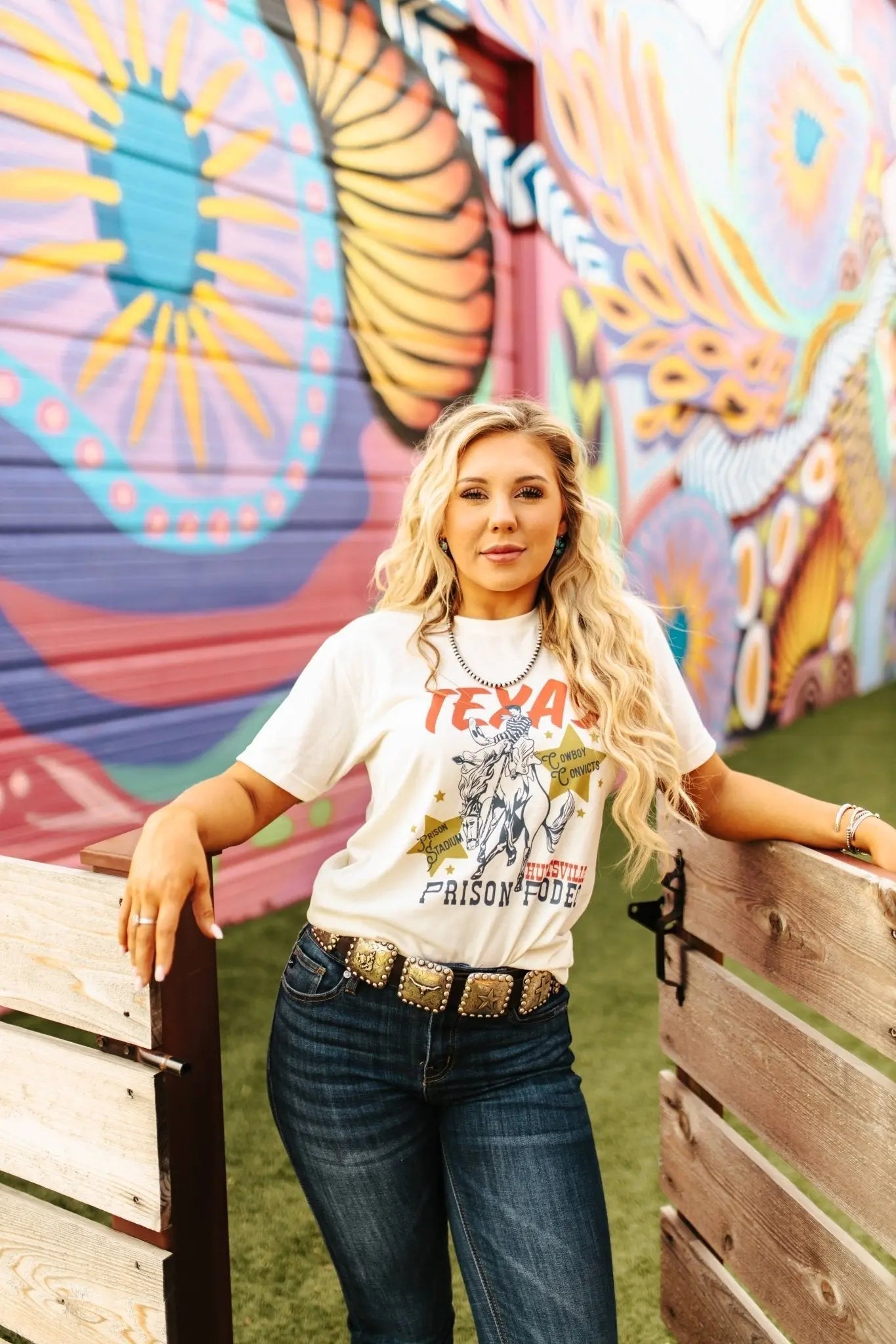 Texas Prison Rodeo Graphic Tee Wild Junkie