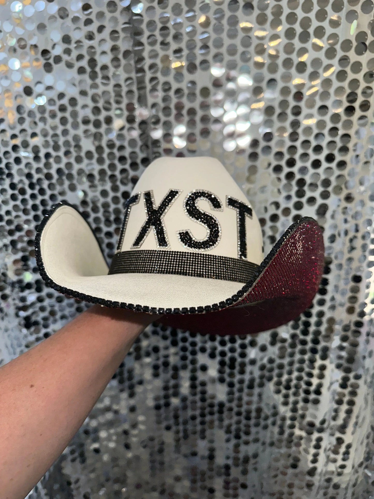 Texas State University Hat Rhinestone Cowgirl