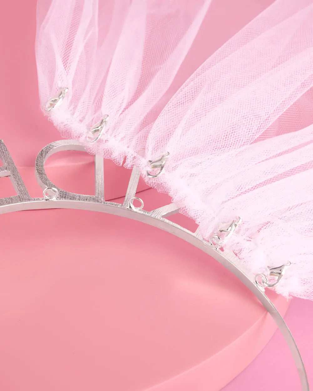 That Bride Headband Veil - headband w/ removable veil xo, Fetti