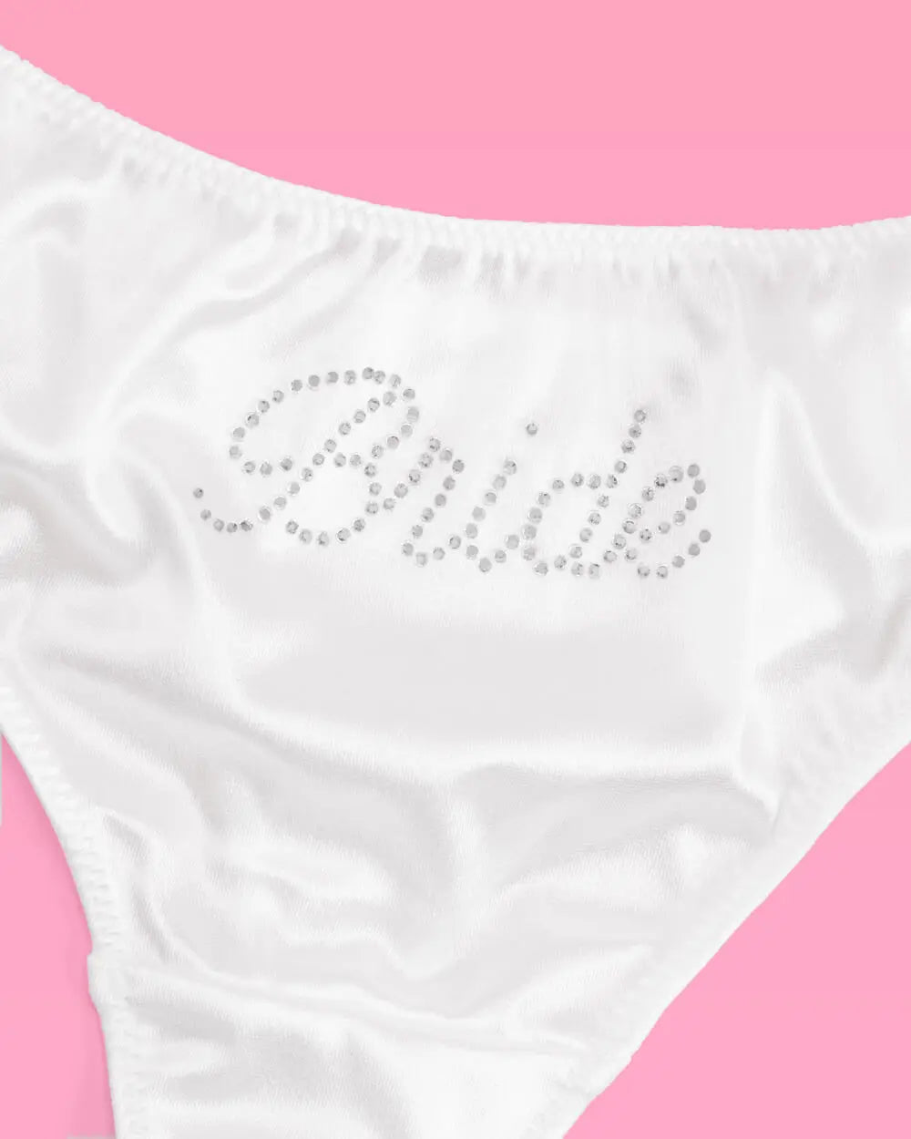 That Bride Thong - ivory rhinestone thong xo, Fetti