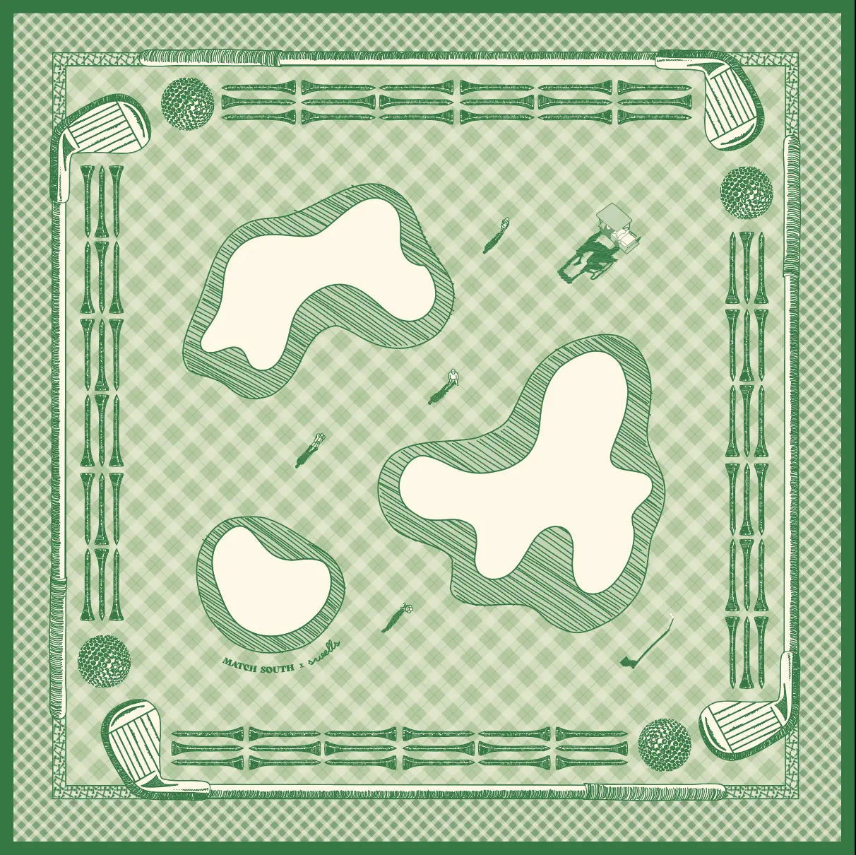 The Caddie Scarf Match South Shop