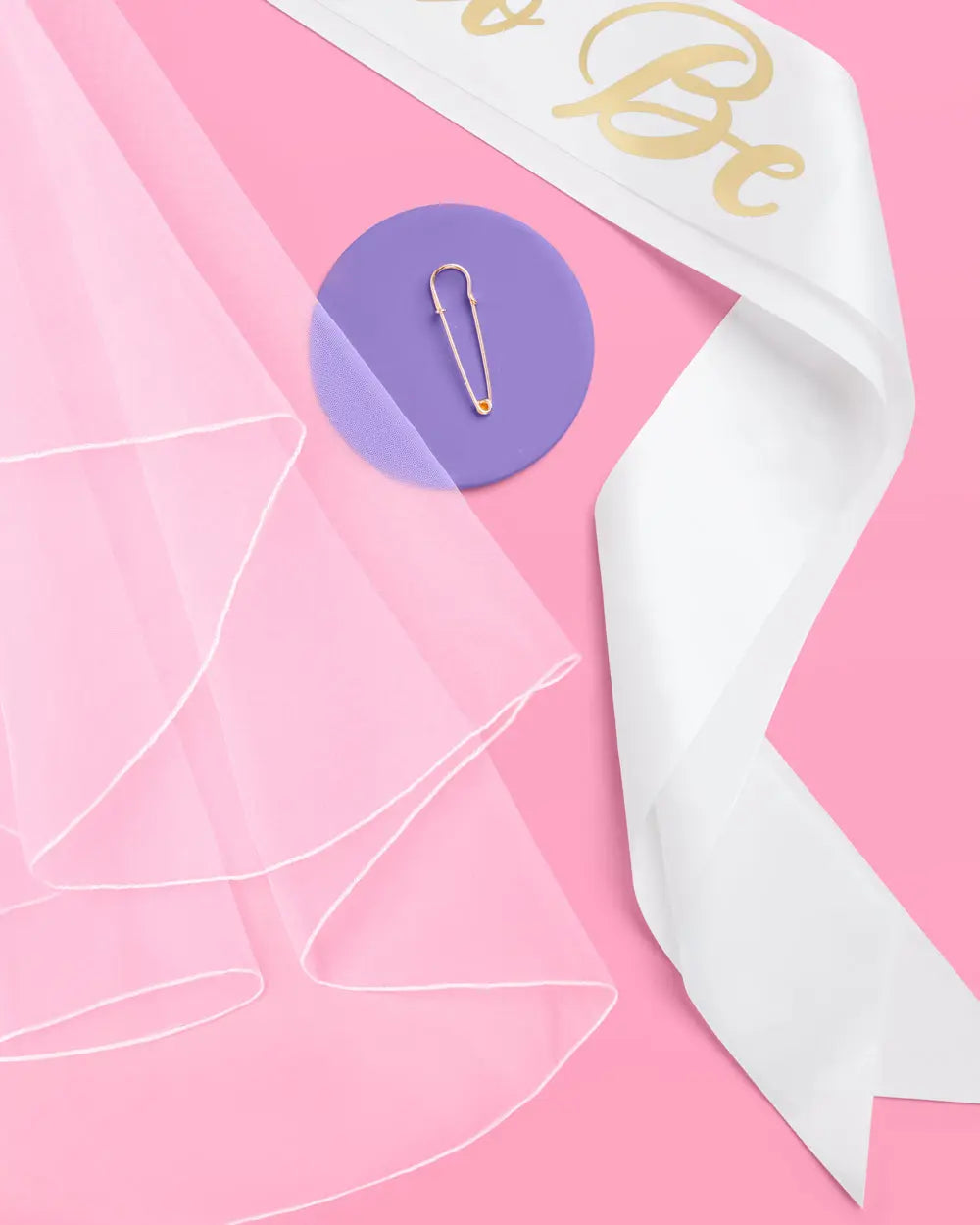 The Remix Kit - bride to be sash + veil xo, Fetti
