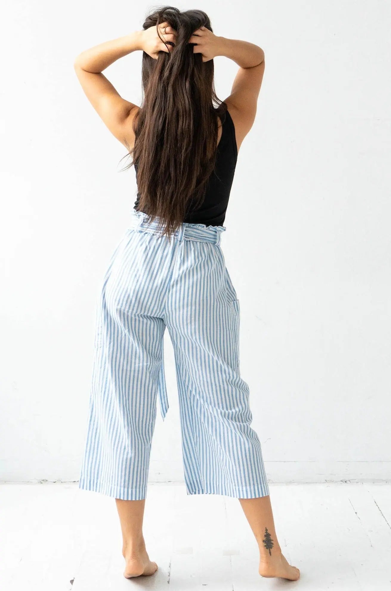 Tie Waist Crop Pants Salua Lingerie