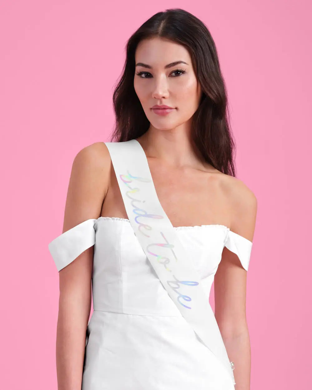 Tying the Knot Pack - sash, veil + gloves xo, Fetti