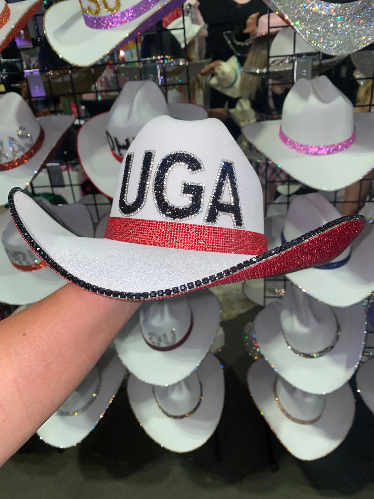 UGA Hat Rhinestone Cowgirl