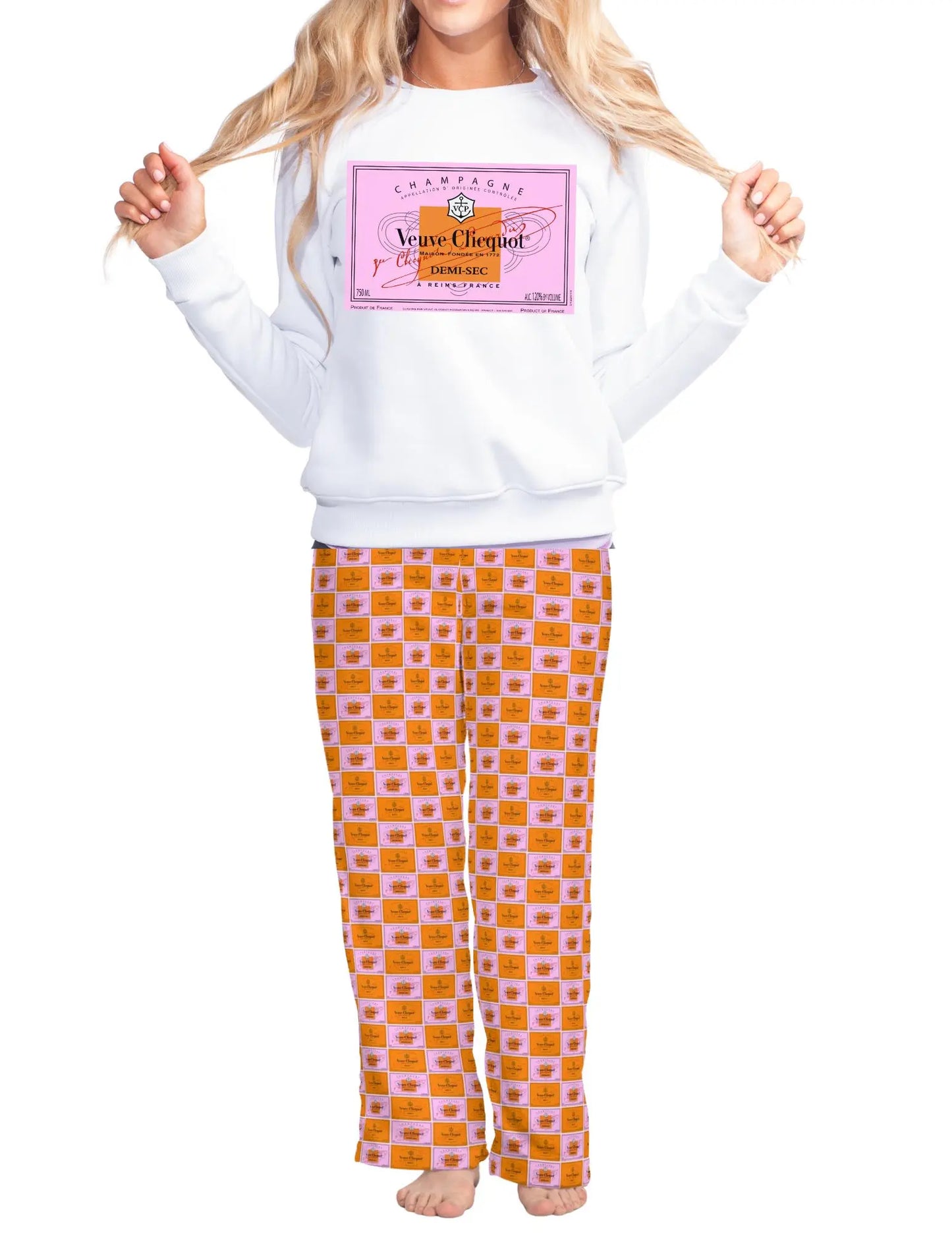 Veuve Rose Heavy Blend™ Crewneck Sweatshirt Printify