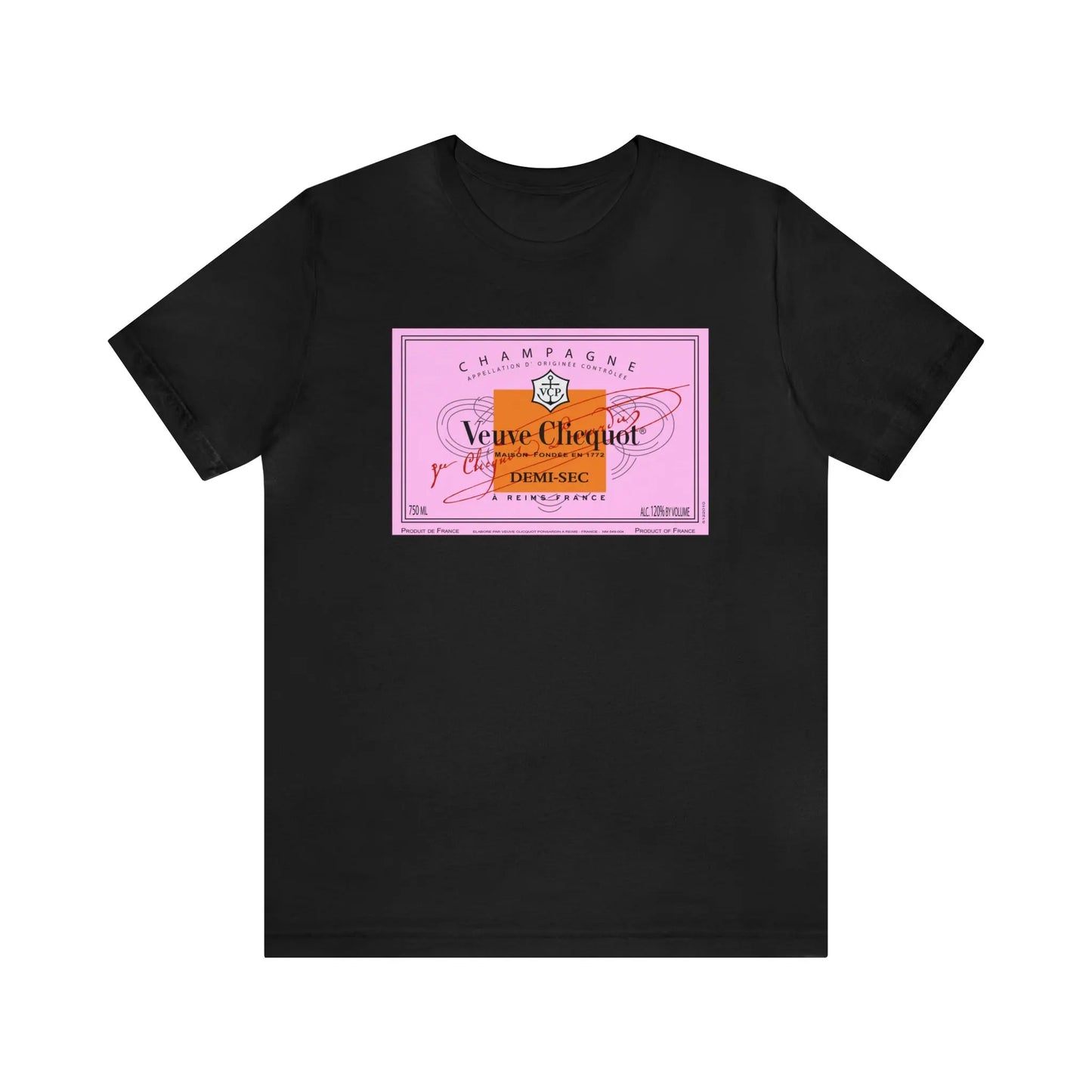 Veuve Rose Short Sleeve Tee Printify
