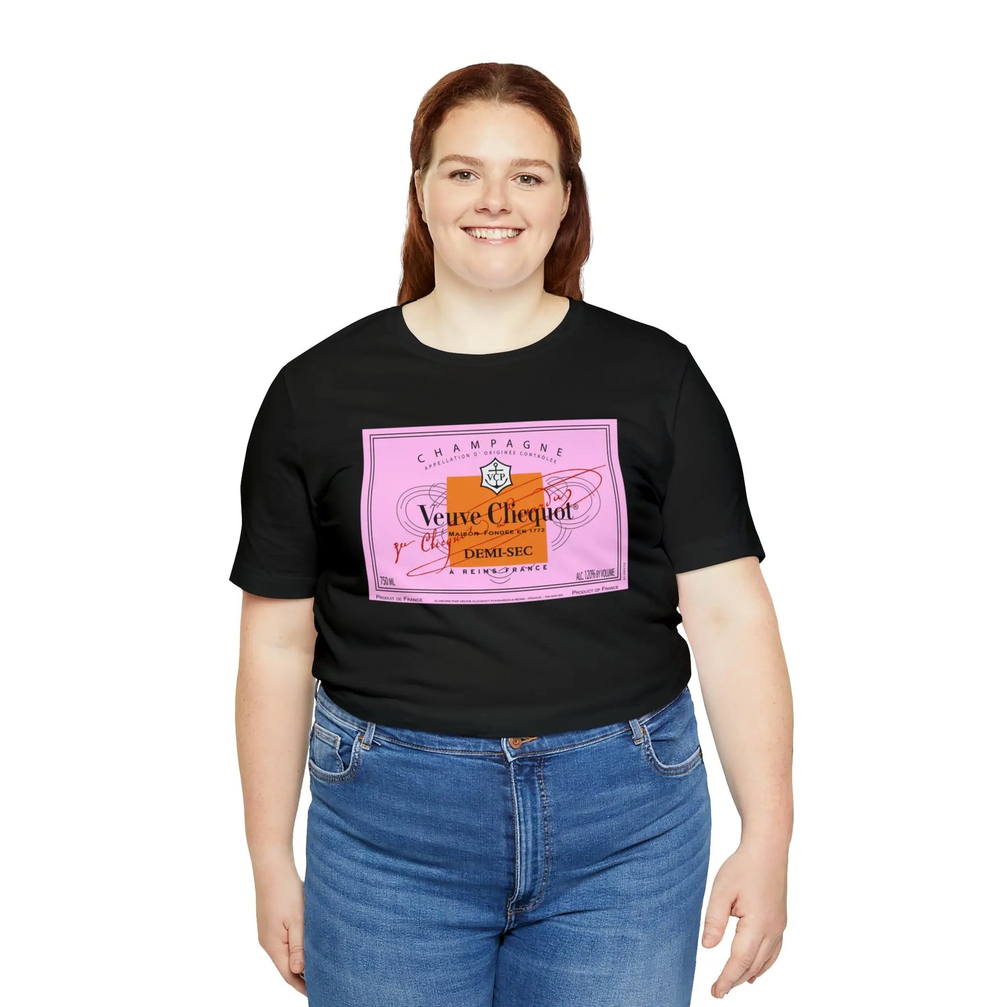 Veuve Rose Short Sleeve Tee Printify