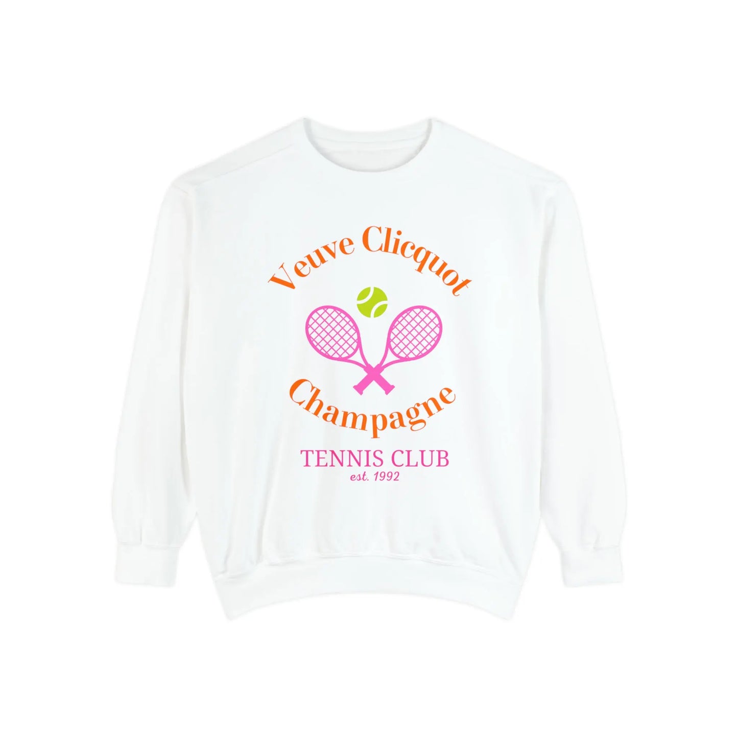 Veuve Tennis Club Unisex Garment-Dyed Sweatshirt - Latchkey