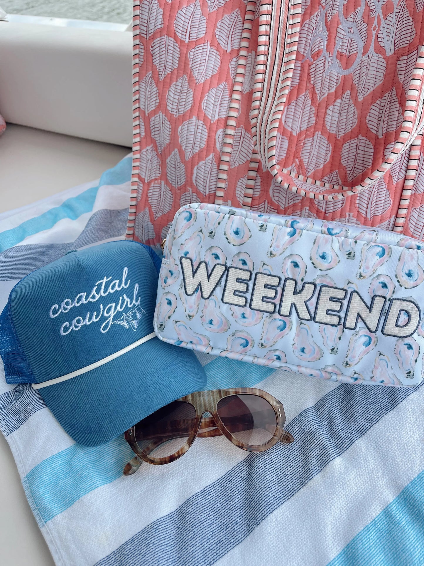 Weekend - Blue Oysters Large Bag KenzKustomz