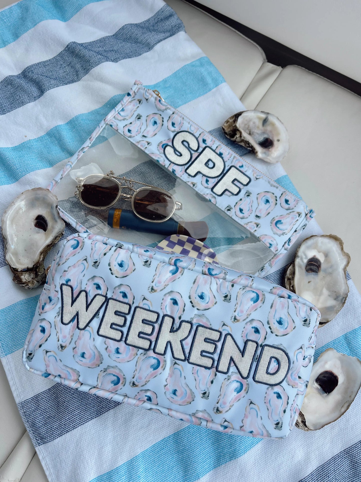 Weekend - Blue Oysters Large Bag KenzKustomz