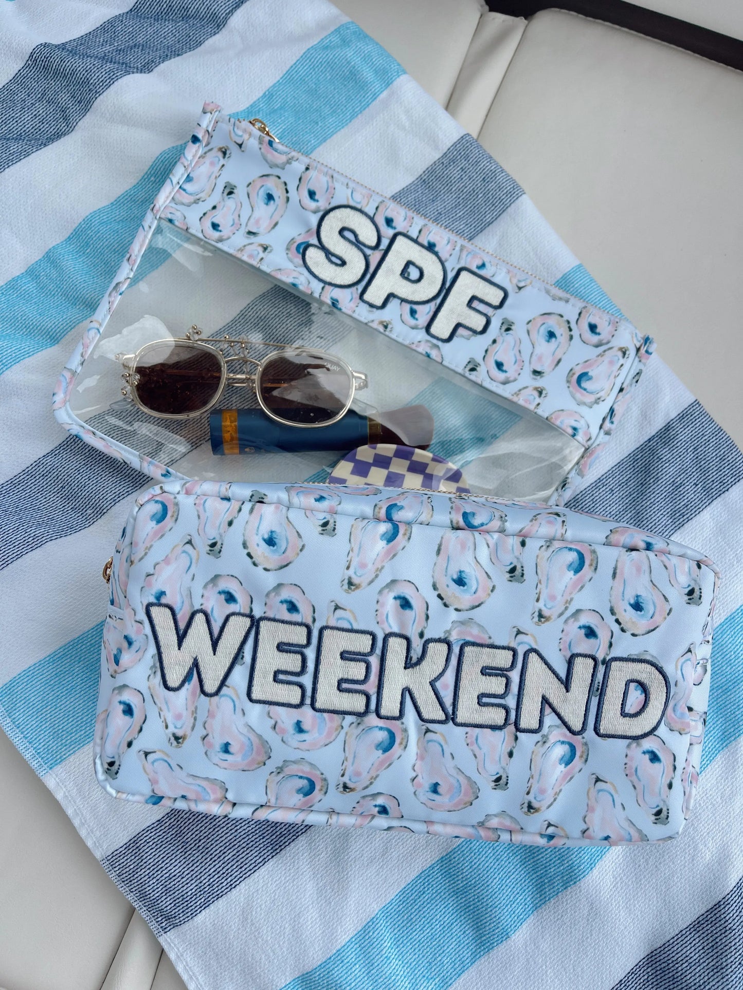 Weekend - Blue Oysters Large Bag KenzKustomz