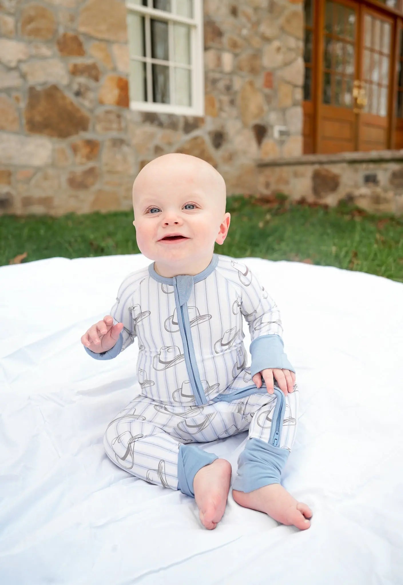 Western Blues Striped - Bamboo Sleeper KenzKustomz