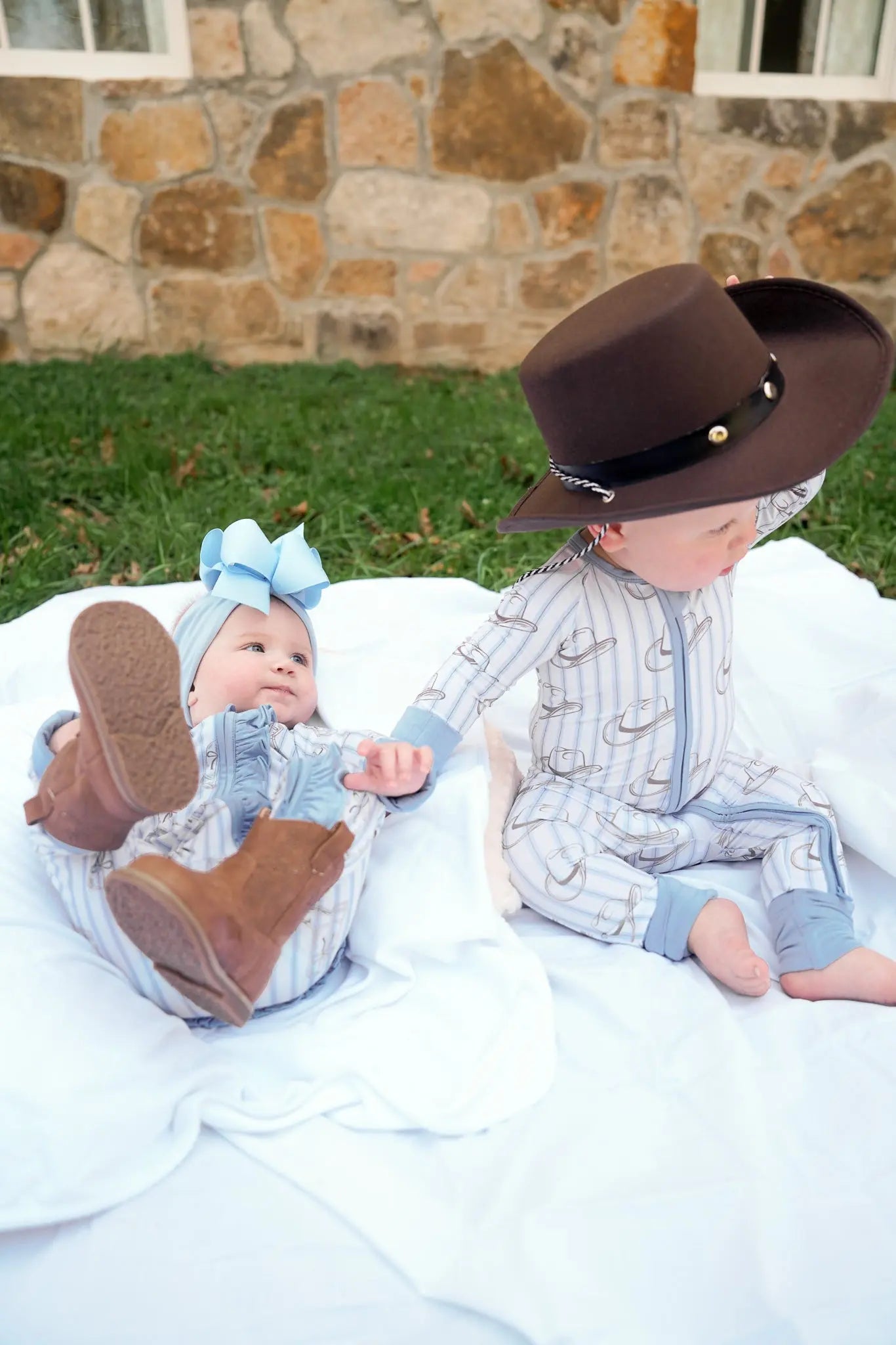 Western Blues Striped - Bamboo Sleeper KenzKustomz