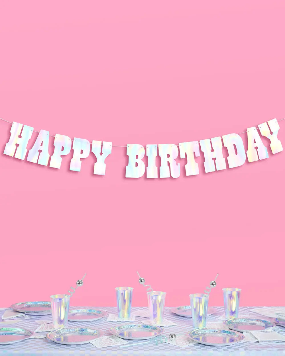 Western HBD Banner - 5 foot banner xo, Fetti