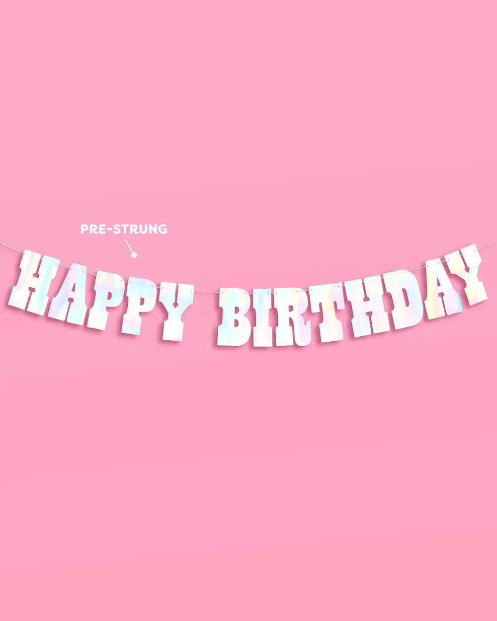 Western HBD Banner - 5 foot banner xo, Fetti