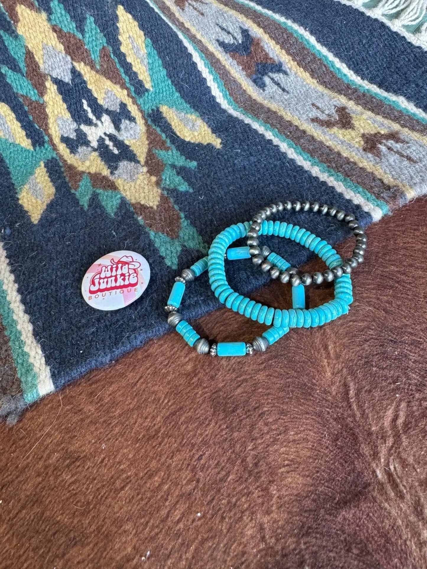 Western Turquoise Bracelet Stack Wild Junkie