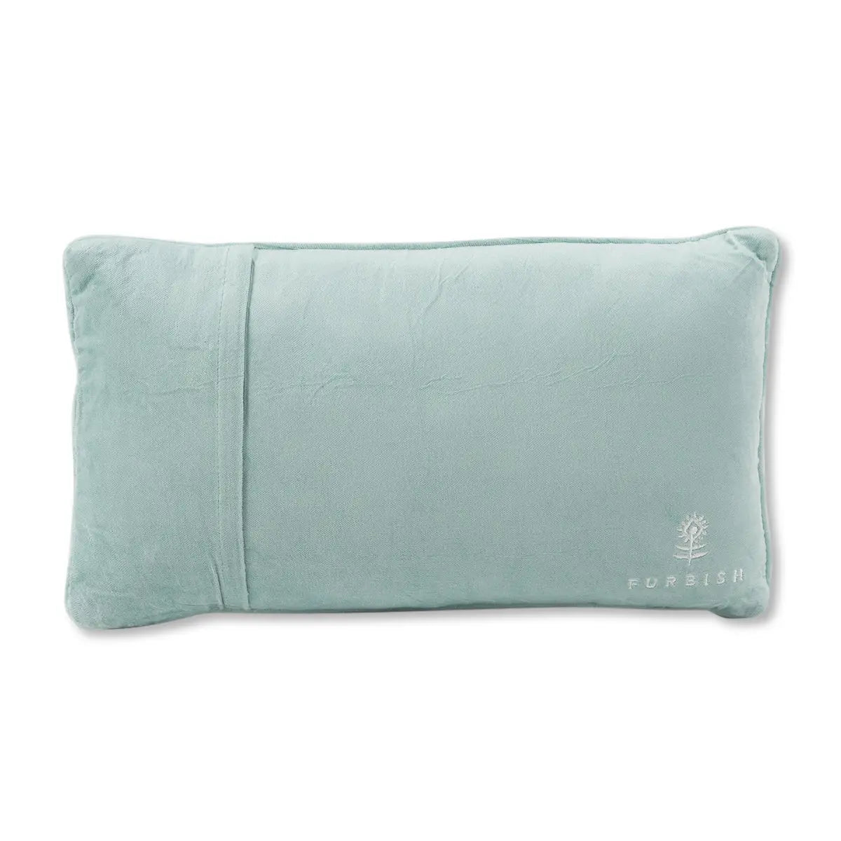 Where the People Aren't Needlepoint Pillow Furbish Studio