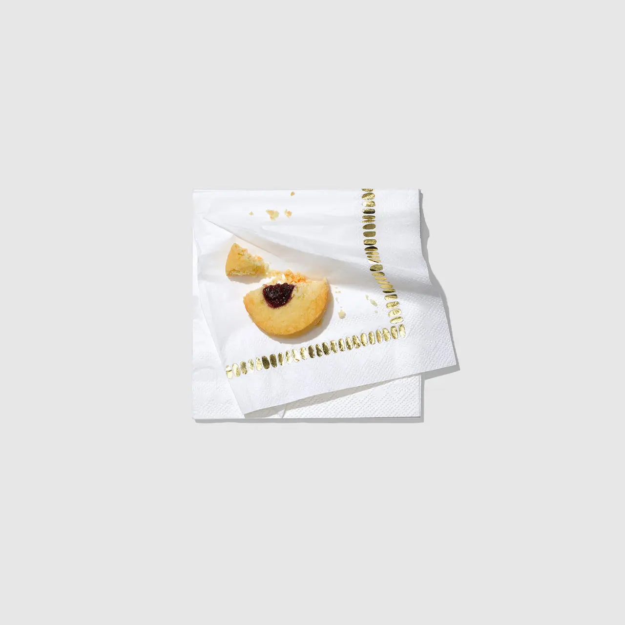White Brushstroke Cocktail Napkins (25 per pack) Coterie