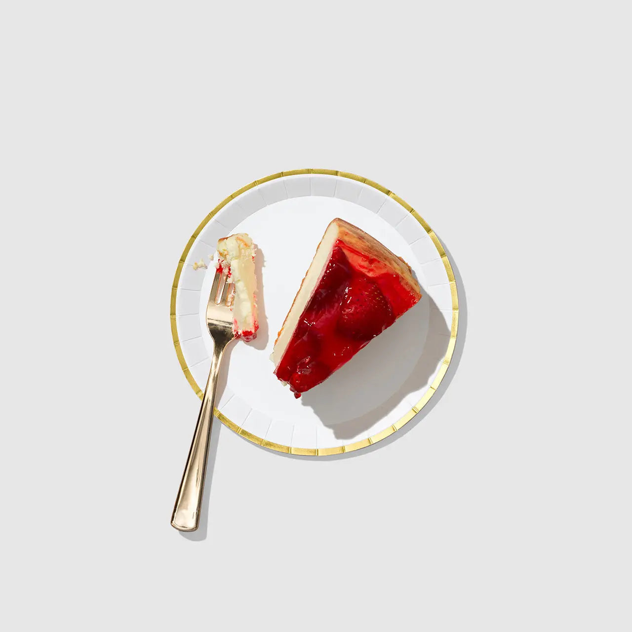White and Gold Classic Small Plates (10 per pack) Coterie