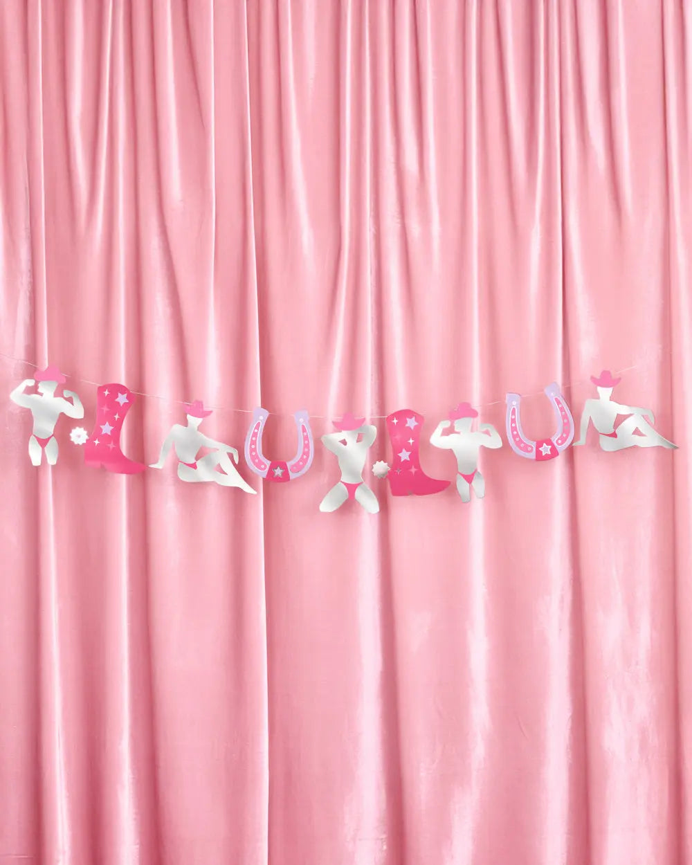 Wild Ride Banner - silver foil banner xo, Fetti