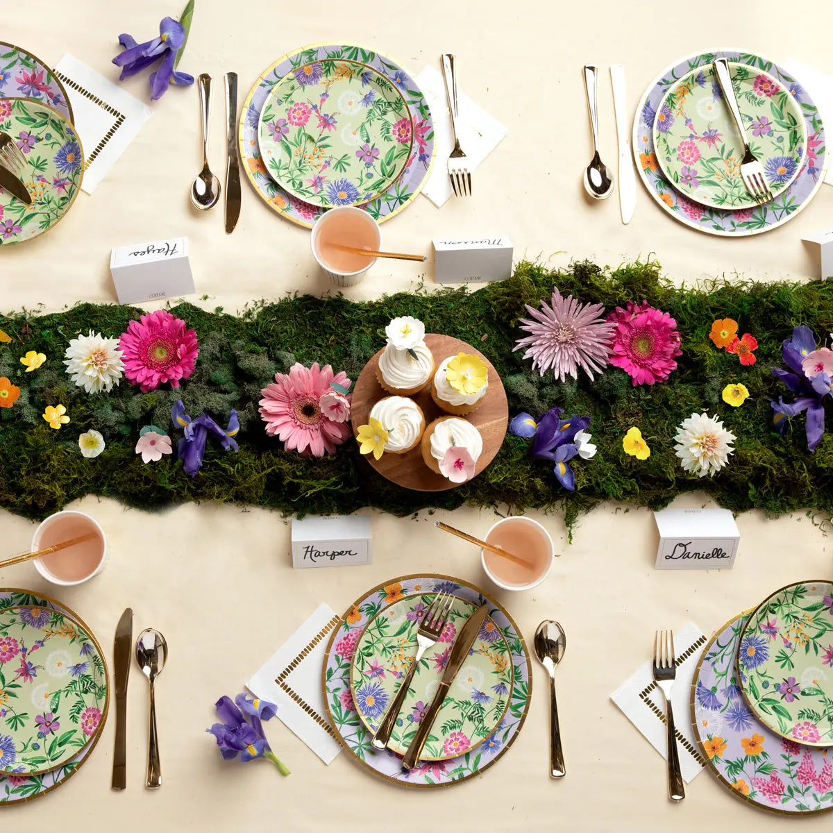 Wildflowers Large Plates (10 per pack) Coterie