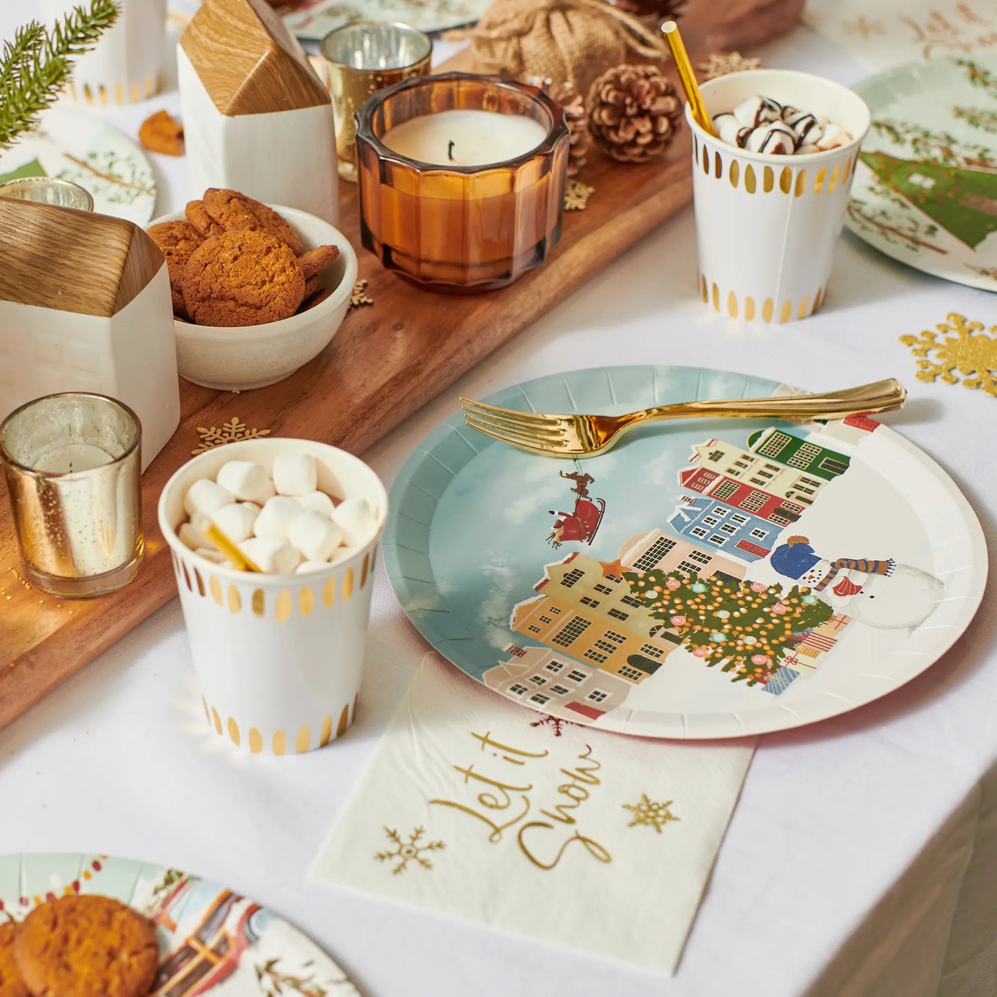 Winter Wonderland Large Plates (10 per pack) Coterie