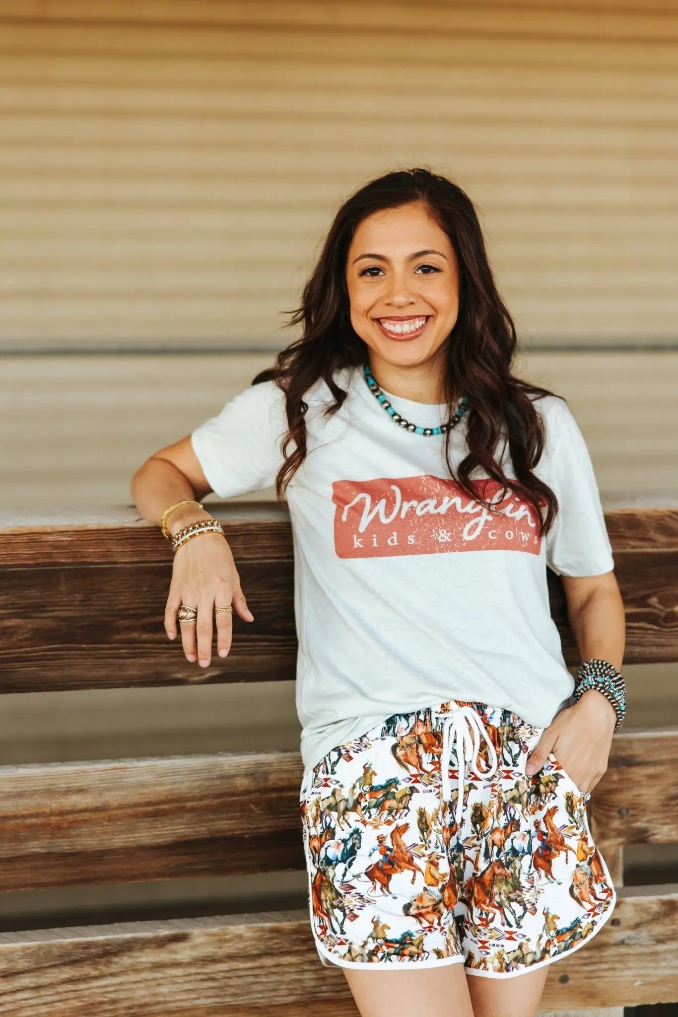 Wranglin Kids & Cows Graphic Tee Wild Junkie