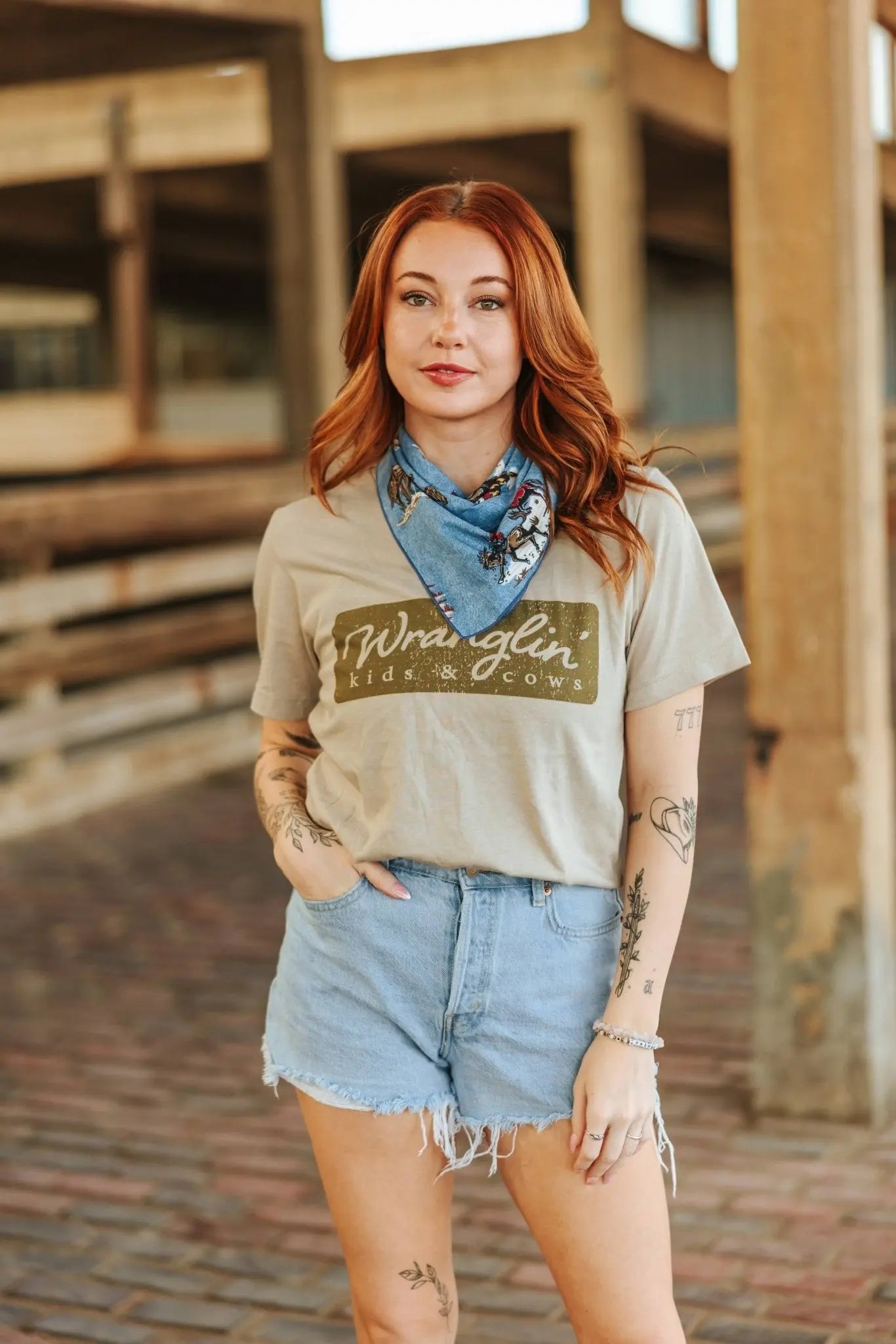 Wranglin Kids & Cows Graphic Tee Wild Junkie