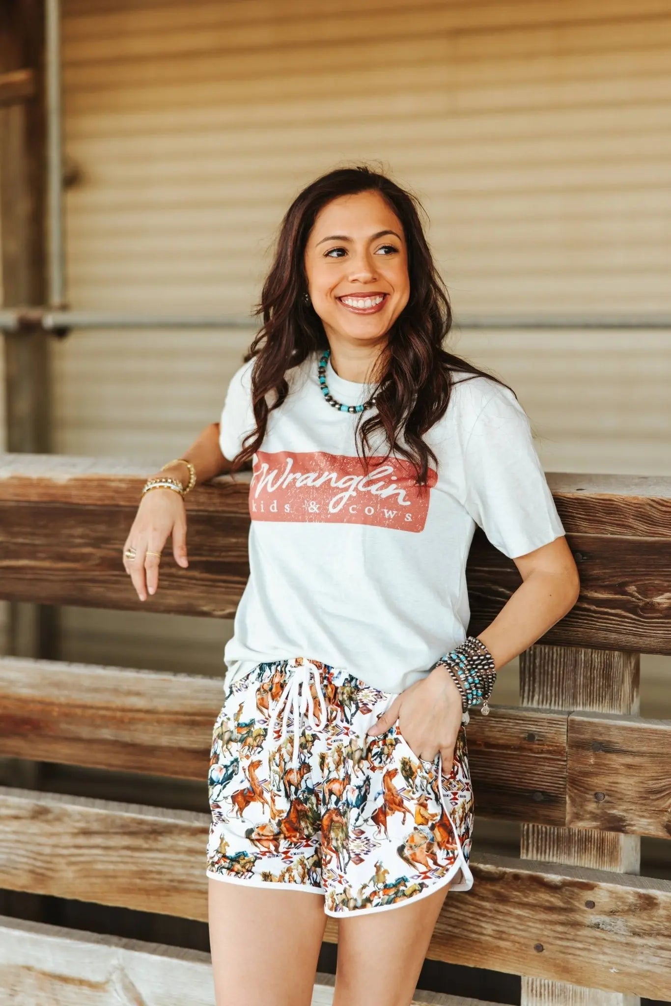 Wranglin Kids & Cows Graphic Tee Wild Junkie
