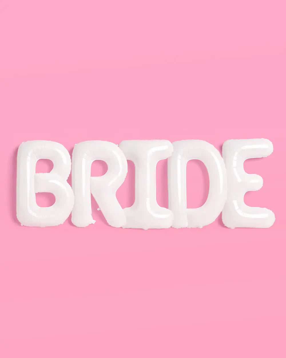 XL BRIDE Balloons - 40" white matte balloons xo, Fetti