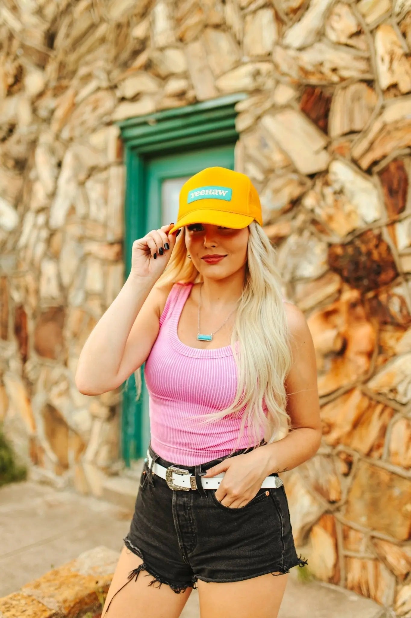 YeeHaw Patch Trucker Hat Wild Junkie
